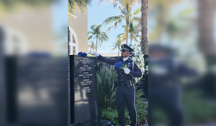 Gray Skies, Heavy Hearts As Miami Beach Salutes 11 Fallen Heroes