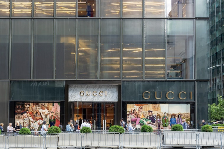 Gucci Shuts Down Times Square For Star-Studded Sidewalk Runway