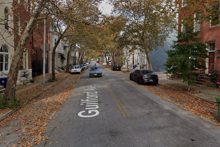 Guilford Avenue Inferno Rips Through Baltimore Rowhouse Roofs