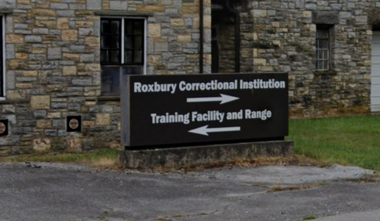 Hagerstown Inmate Found Dead in Roxbury Cell as Cellmate Named Suspect