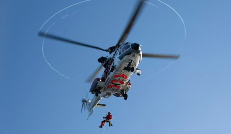 Helicopter Crew Plucks Injured Biker From Desert West Of Skye Canyon