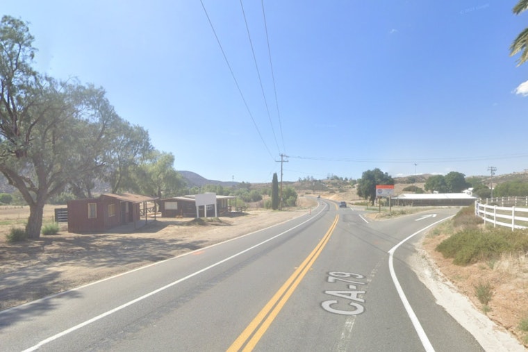Highway 79 Brush Fire Scorches 10 Acres In Aguanga