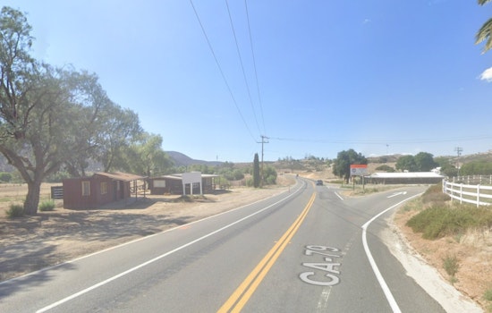 Highway 79 Brush Fire Scorches 10 Acres In Aguanga