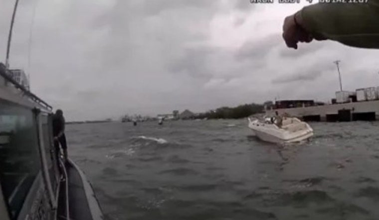 Hillsborough Cops Snag Family From Runaway Boat Near Tampa Shipping Lane