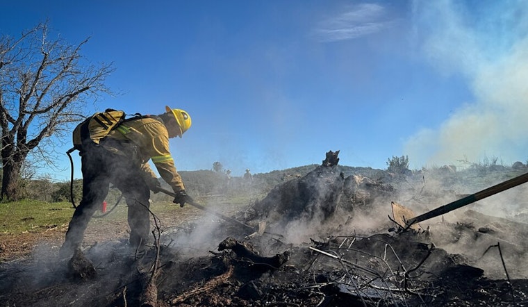 Hogback Ridge Fire Line Carves Napa’s New Wall of Defense