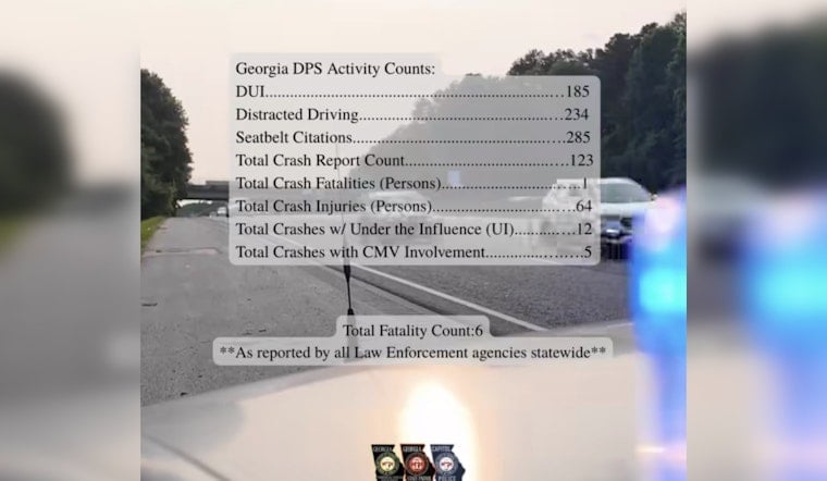 Holiday Highway Horror: Georgia Cops Swarm Roads After Deadly Memorial Day Weekend