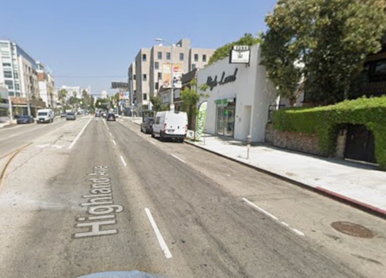 Hollywood Roof Fire Extinguished at 1342 N Highland