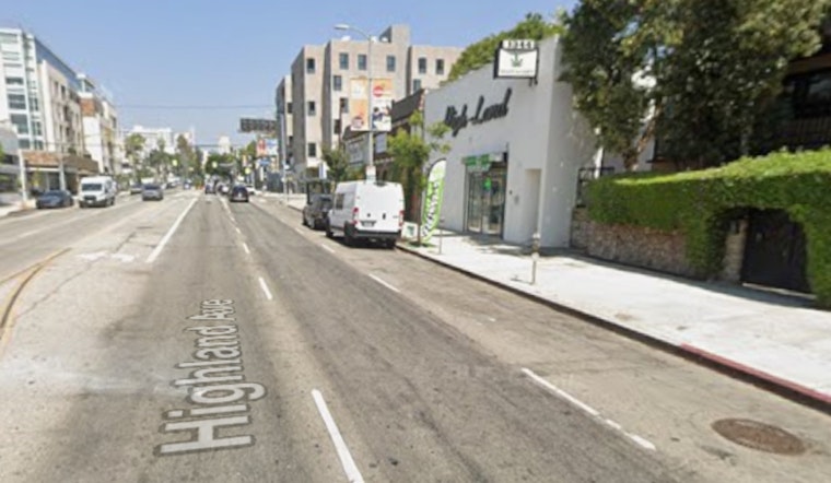 Hollywood Roof Fire Extinguished at 1342 N Highland