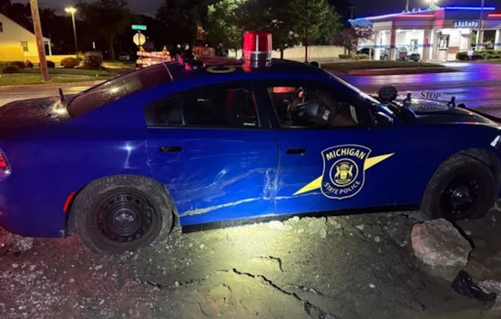 Impaired Motorist Slams State Police Cruiser At Eastpointe Intersection