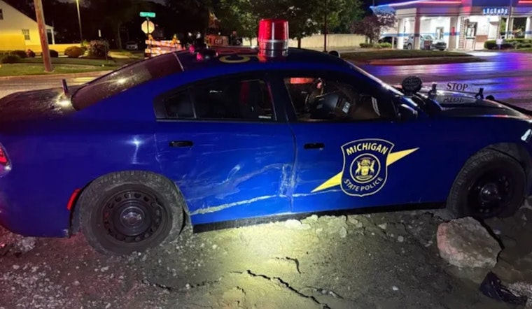 Impaired Motorist Slams State Police Cruiser At Eastpointe Intersection