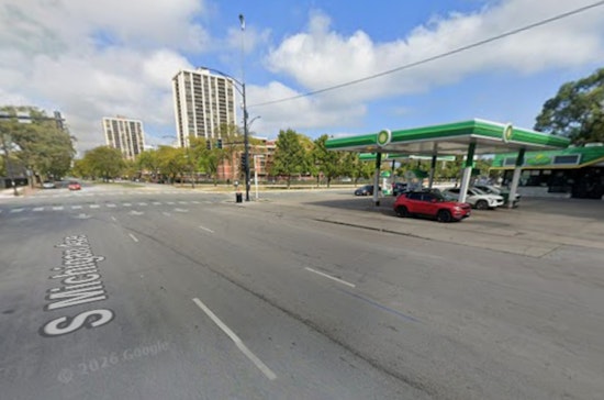 Jeep Rams Bronzeville BP As Crew Hauls Off ATM