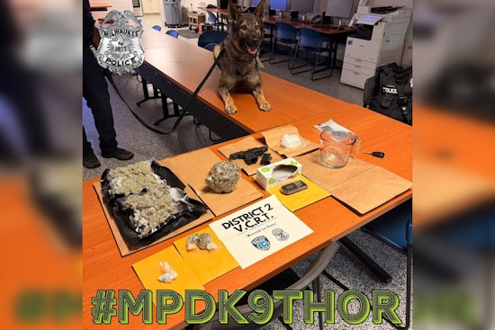 K9 Thor Helps Milwaukee Cops Nab Big Drug Haul Near District Two