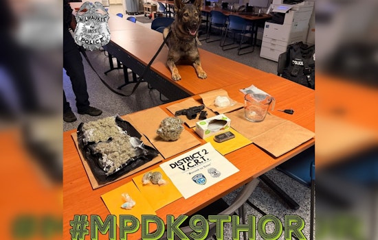 K9 Thor Helps Milwaukee Cops Nab Big Drug Haul Near District Two