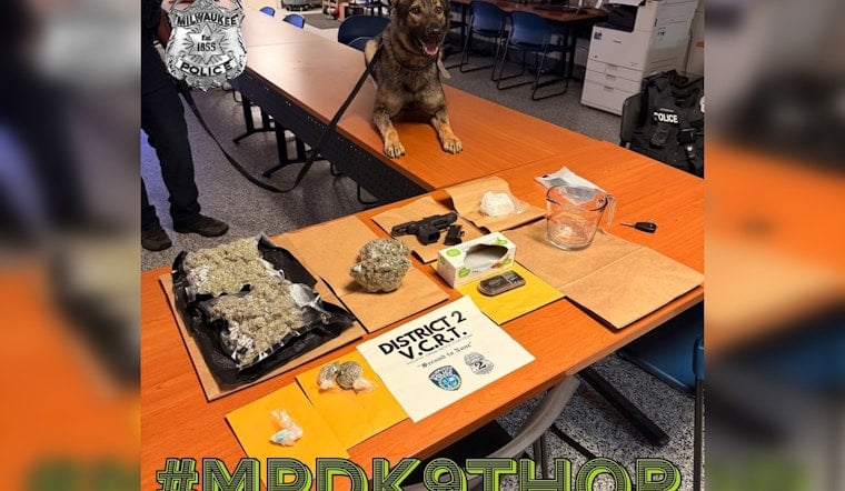 K9 Thor Helps Milwaukee Cops Nab Big Drug Haul Near District Two