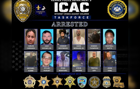 Kenner Cops Spring Multi-State Cyber Trap on Suspected Online Predators