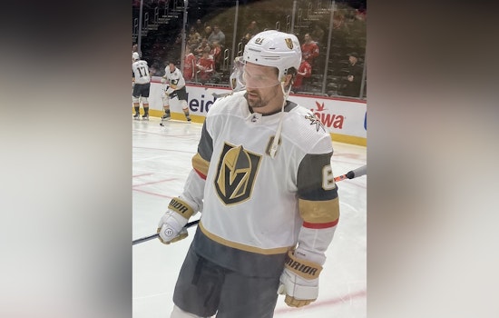 Knights Captain Mark Stone Slams Stick, Exits Game 3 After Groin Scare in Anaheim