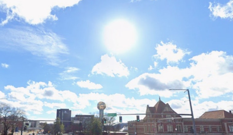 Knoxville Frost This Morning, Sunny Then Warmer Next Week
