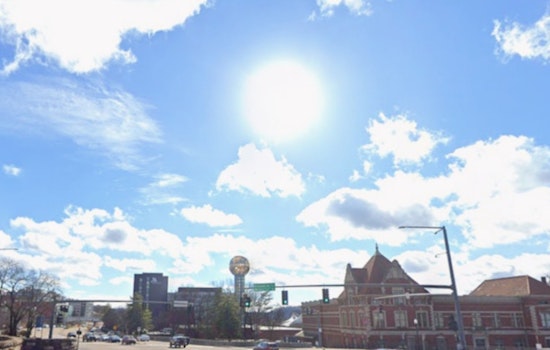 Knoxville Soaks Up Sun Today, Eyes Scattered Storms Wednesday