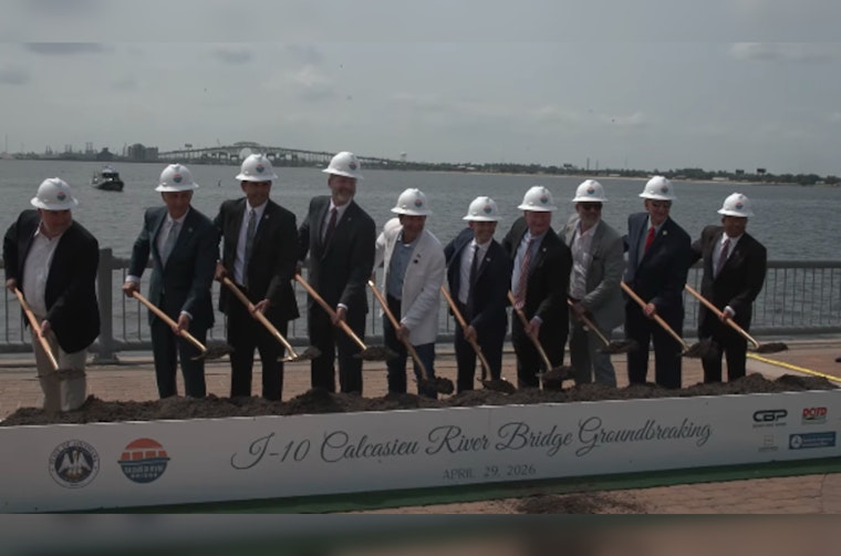Lake Charles Swings Shovels On New I-10 Calcasieu Bridge