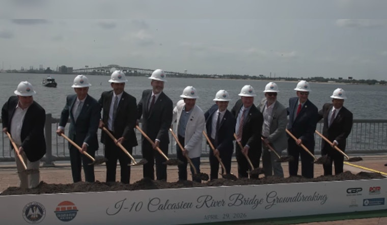 Lake Charles Swings Shovels On New I-10 Calcasieu Bridge