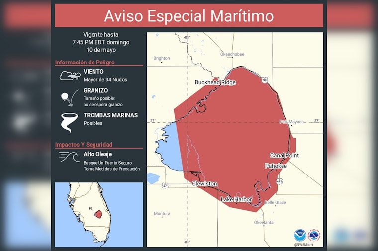 Lake Okeechobee Boaters Urged To Race For Harbor As Waterspout Threat Looms