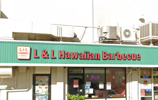L&L Plate-Lunch Giant Muscles Into Ala Moana Food Court