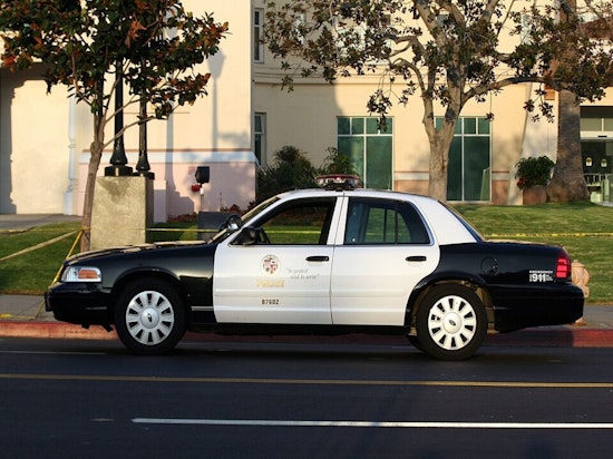 LAPD Detains Crowd Near Hollywood Hills Homes