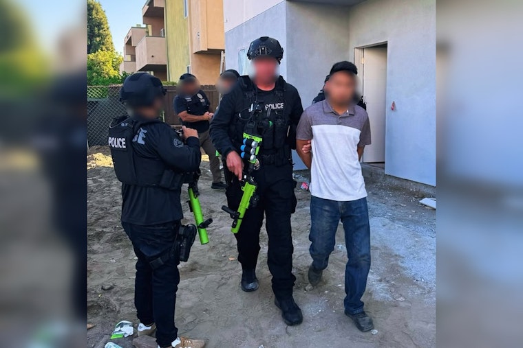 LAPD Posts Photos of Murder Suspect Arrest in Los Angeles