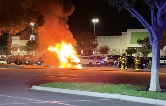 Lewisville Gun-Waving Chaos Ends With Car Fire, Two Arrested