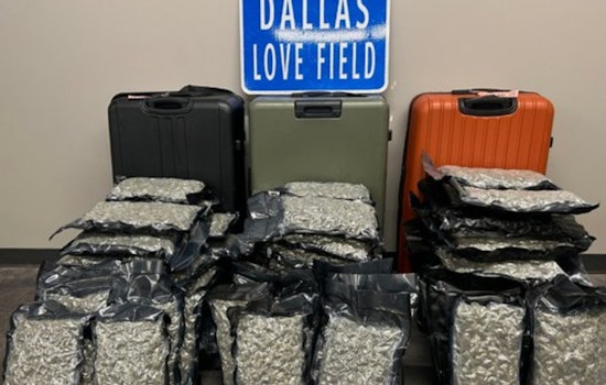 Love Field Bust: Split Suitcase Leads Dallas Cops To 75 Pounds Of Pot