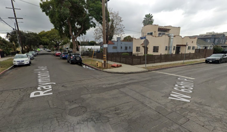 Man Shot Near 65th Place in South LA