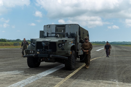 Marines Quietly Beef Up Robot Missile Trucks From Oshkosh