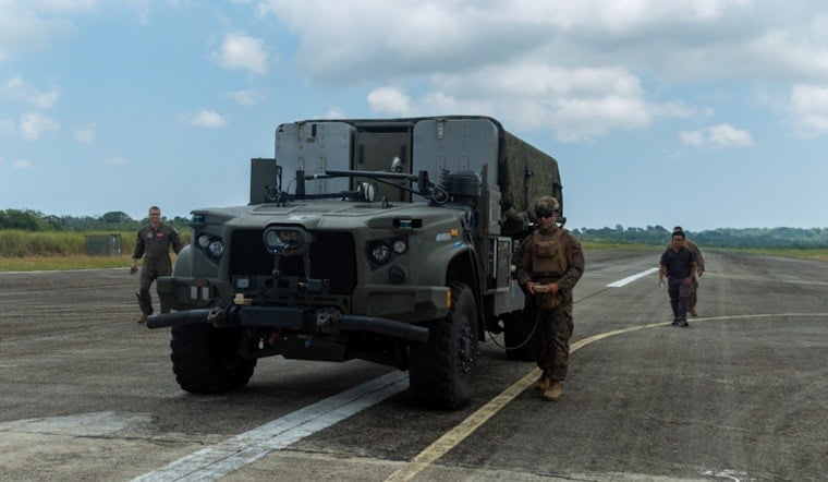 Marines Quietly Beef Up Robot Missile Trucks From Oshkosh