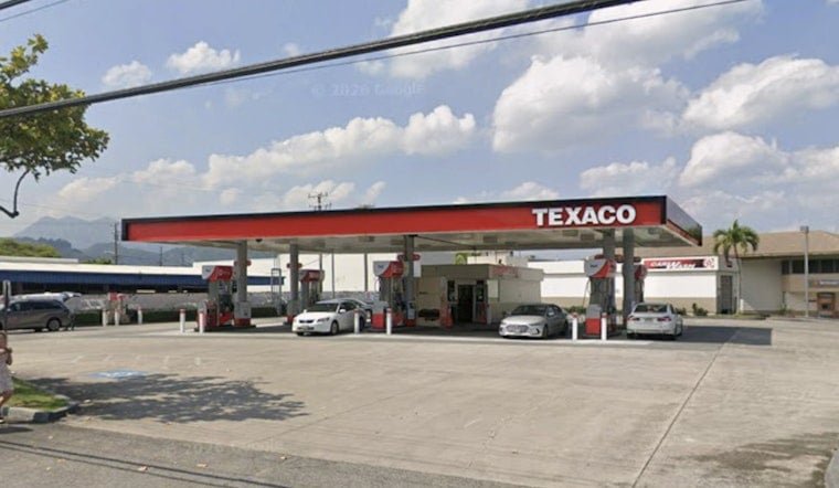 Masked Cleaver Crook Rolls Out of Kailua Texaco on Skateboard