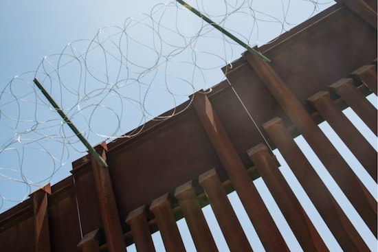 Matte-Black Border Wall Muscles Into View Across From El Paso