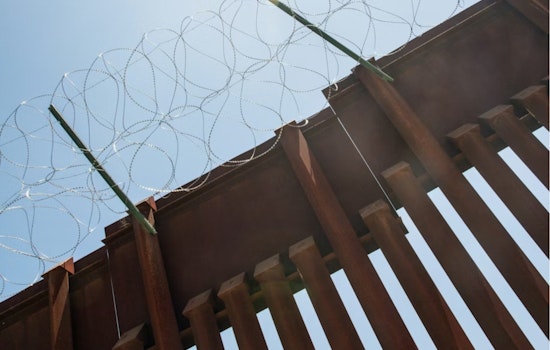 Matte-Black Border Wall Muscles Into View Across From El Paso