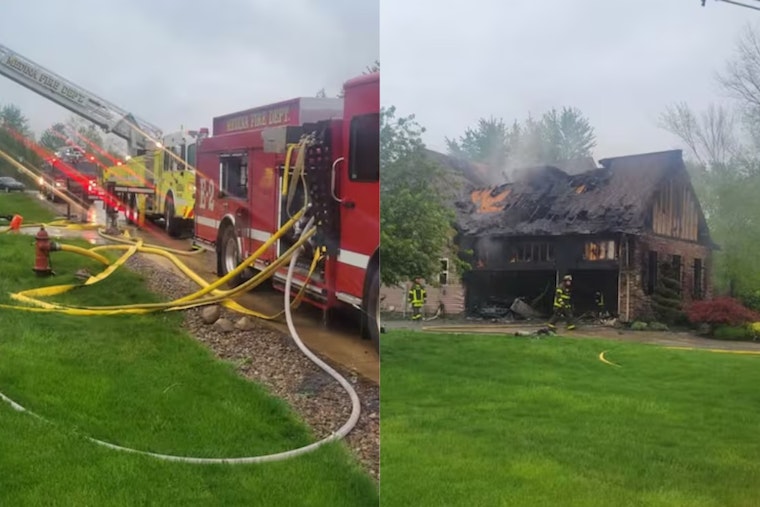 Medina Fire Hero Trapped In Stairwell As Ceiling Comes Crashing Down