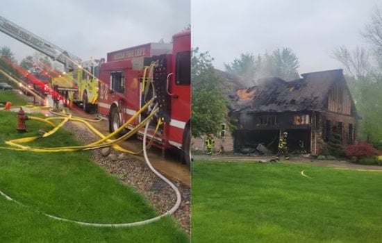 Medina Fire Hero Trapped In Stairwell As Ceiling Comes Crashing Down