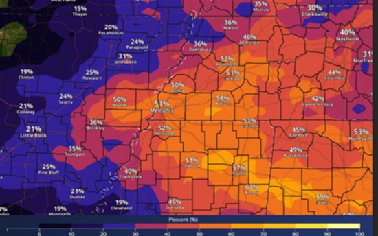 Memphis Braces for Late-Night Storms Bringing a Rain-Soaked Wednesday