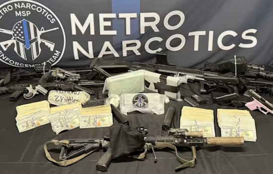 Metro Detroit Fentanyl Sweep Nabs 14 Guns And Nearly 8 Pounds Of Dope