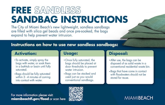 Miami Beach’s Hurricane Hack: Sandbags Without the Sand