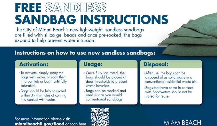 Miami Beach’s Hurricane Hack: Sandbags Without the Sand