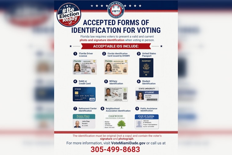 Miami Voters Told: Plastic Can Pass as ID at the Polls