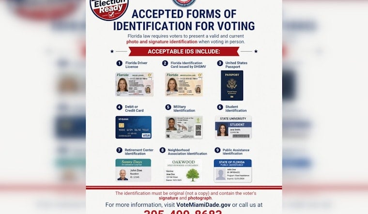 Miami Voters Told: Plastic Can Pass as ID at the Polls