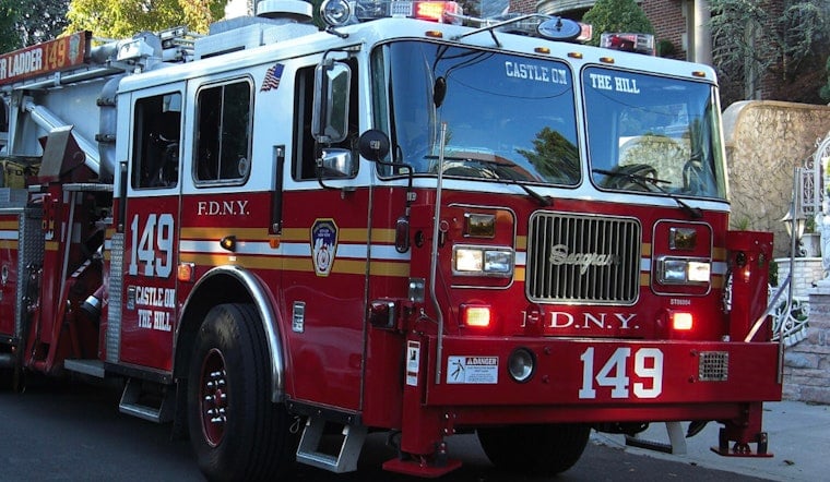 Midday Bushwick Inferno Rocks Myrtle Ave, Injures Firefighter and Ousts Tenants
