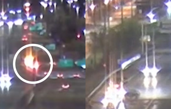 VIDEO: Midnight Mayhem On I-90 As Two ODOT Crews Get Hit In Euclid
