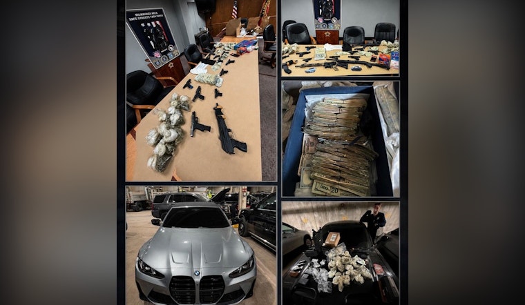 Milwaukee Cops Bag Guns, Drugs and Hot Wheels in Citywide Raid