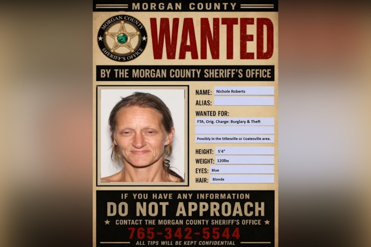 Morgan County Sheriff Hunts Tips On Fugitive Nichole Roberts