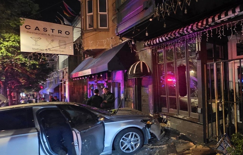 Driver Crashes Into Castro's Cafe Mystique & Damages Parklets, Flees Scene