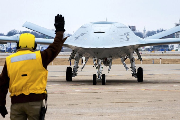 Navy’s Drone Tanker Takes Off Over Metro East In High-Stakes First Flight